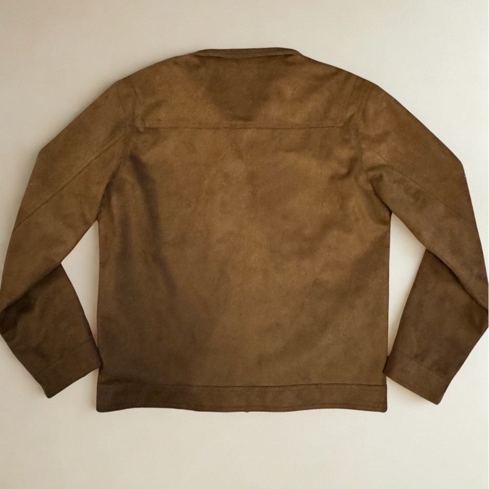 Men’s EA Collection Italy Style Suede Jacket – Size XL - Picture 8 of 10